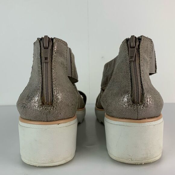 Clarks Women's Metallic Jillian Rise Wedge Sandal size 6.5 - Picture 6 of 11
